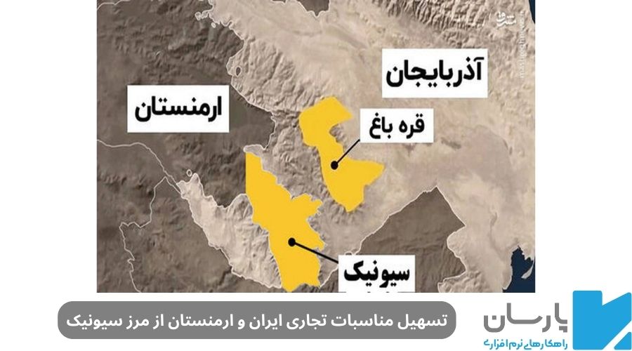 مسیرهای صادرات به ارمنستان